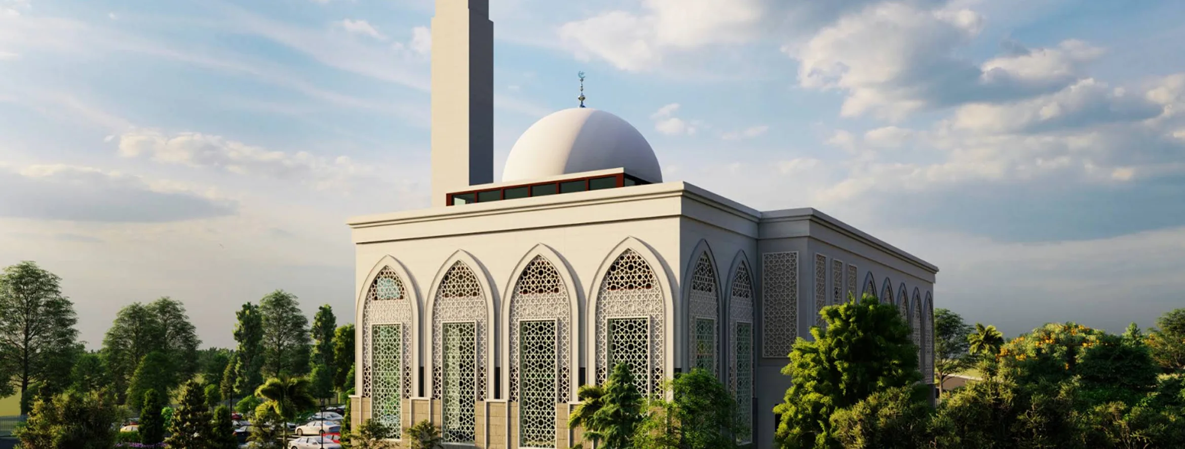 Exterior view of Masjid Ibrahim Brampton building